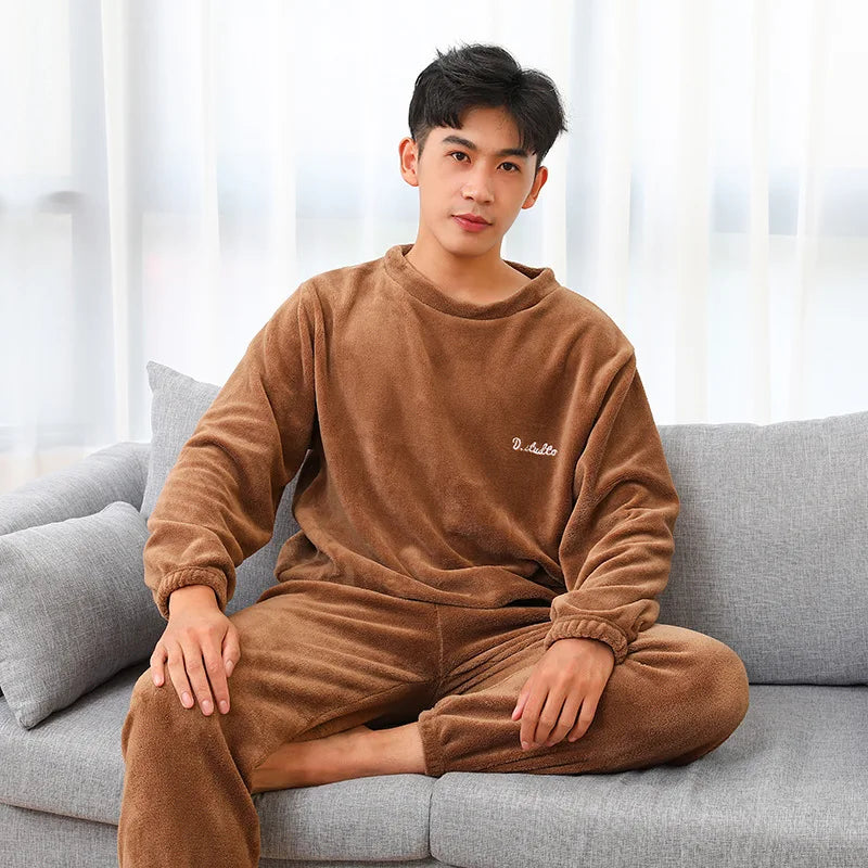 Cozy Comfortable 2-Piece Mens Sleepwear Set