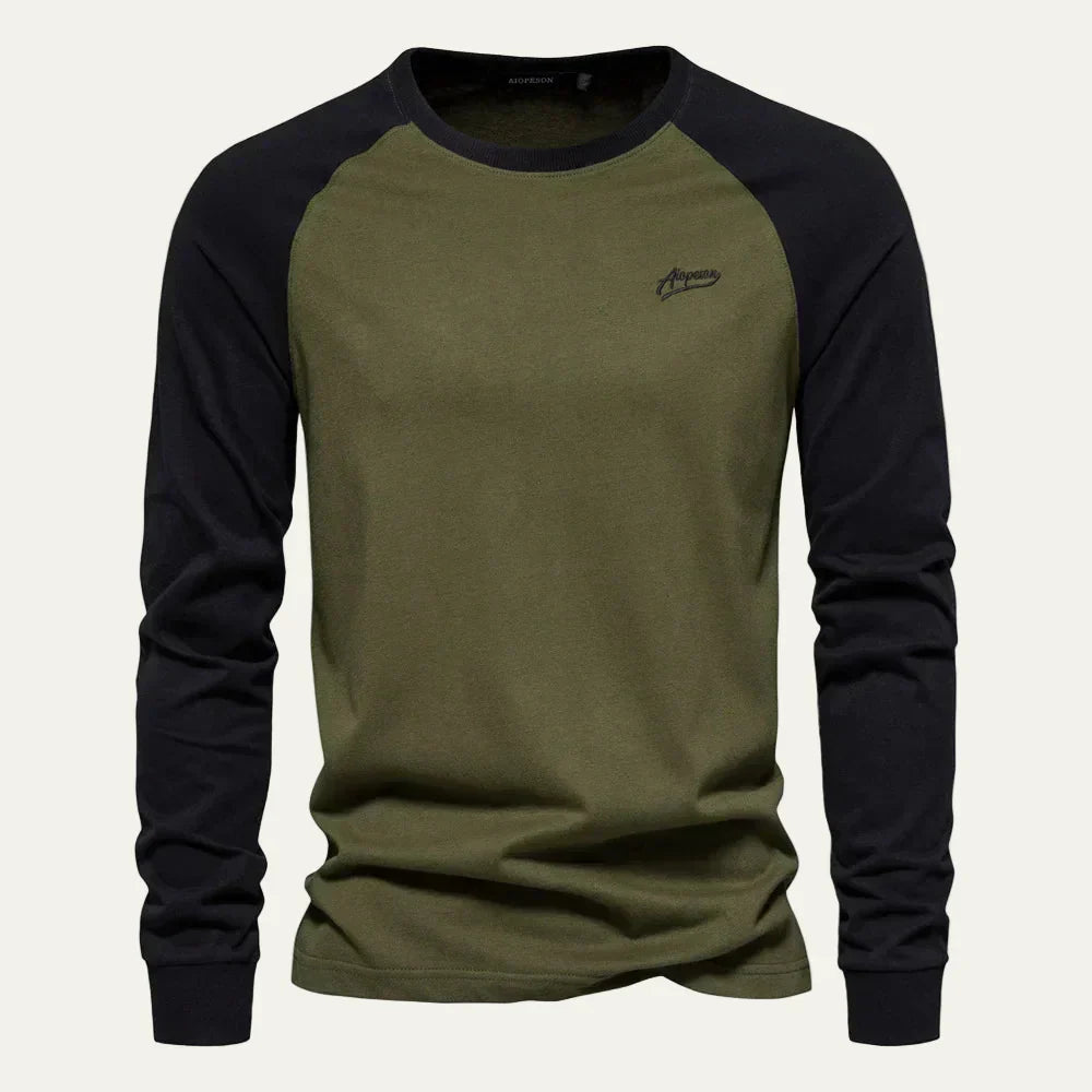 Classic Baseball Style Long Sleeve T-Shirt