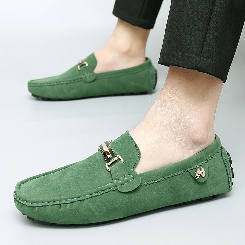 Luxury Soft Leather Slip On Shoes