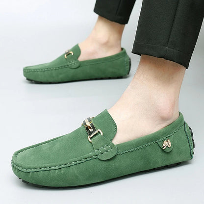 Luxury Soft Leather Slip On Shoes