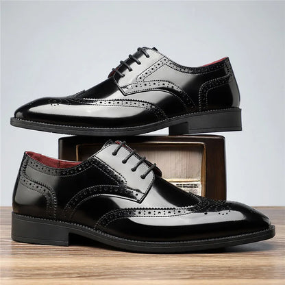 Classic Real Leather Oxford Shoes