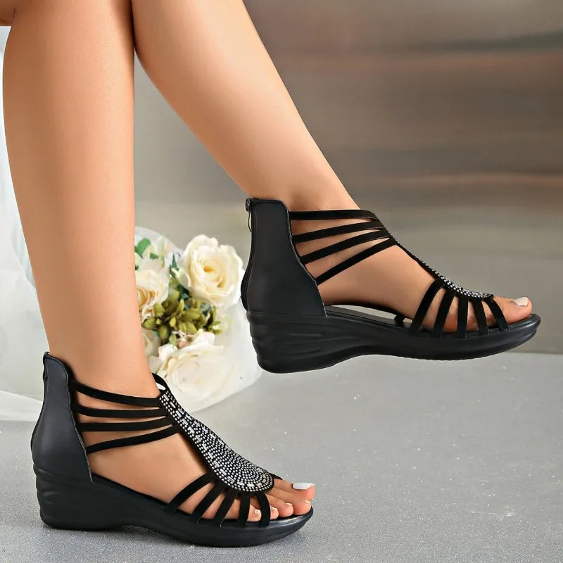 High Heel Ankle Strap Shoes - OutfitLondon