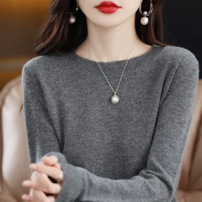 Cozy Ladies Merino Wool Pullover Sweater