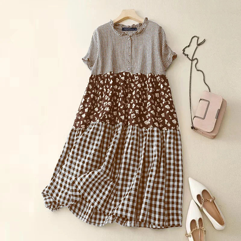Timeless Plaid Maxi Dress