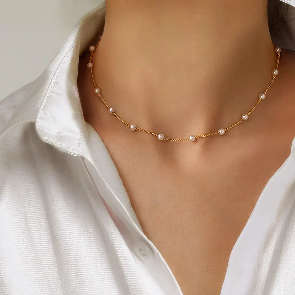 Delicate Multi-Layer Gold Silver Heart Necklace