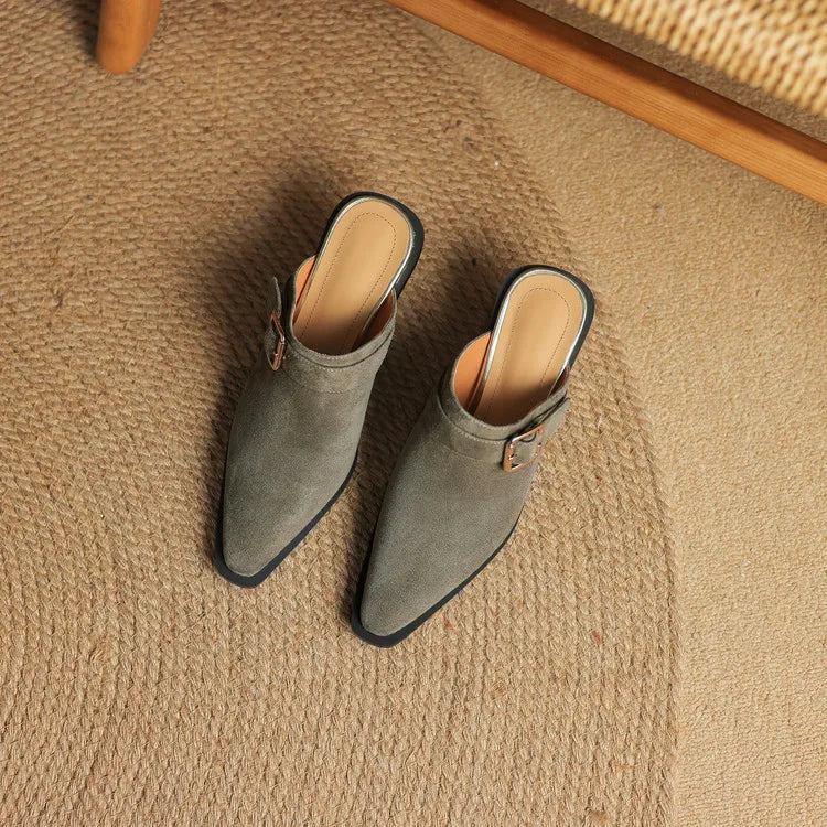 Luxury Soft Slip On Mules