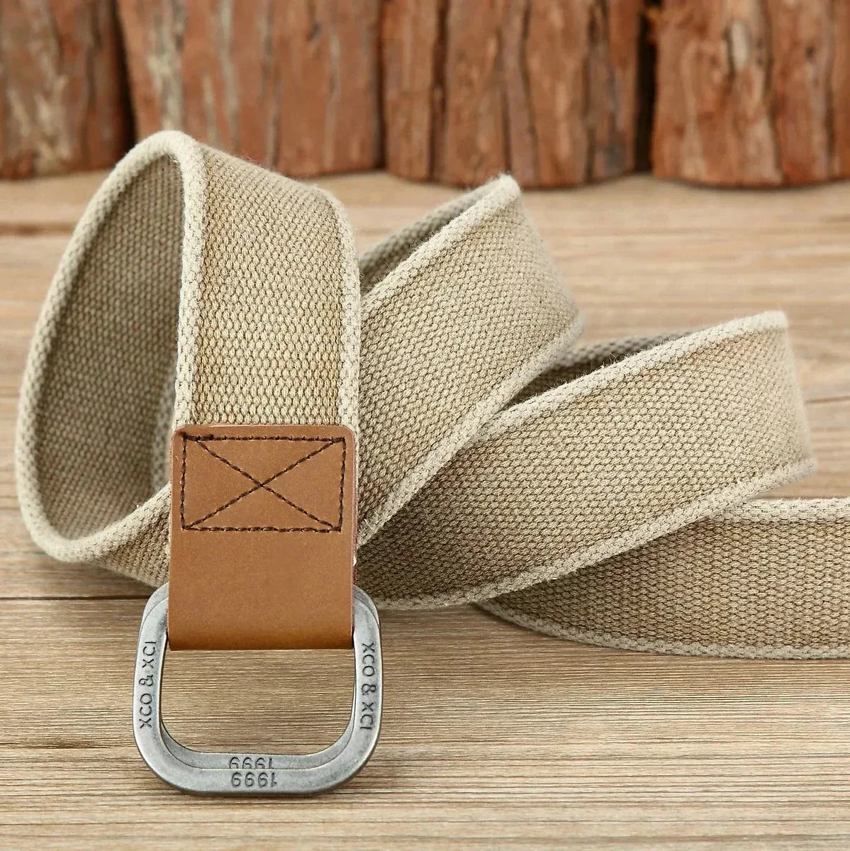 Slim Samurai Web Belt | Canvas Leather Casual Waist Belt