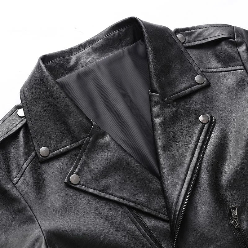 Genuine Brown Leather Coat