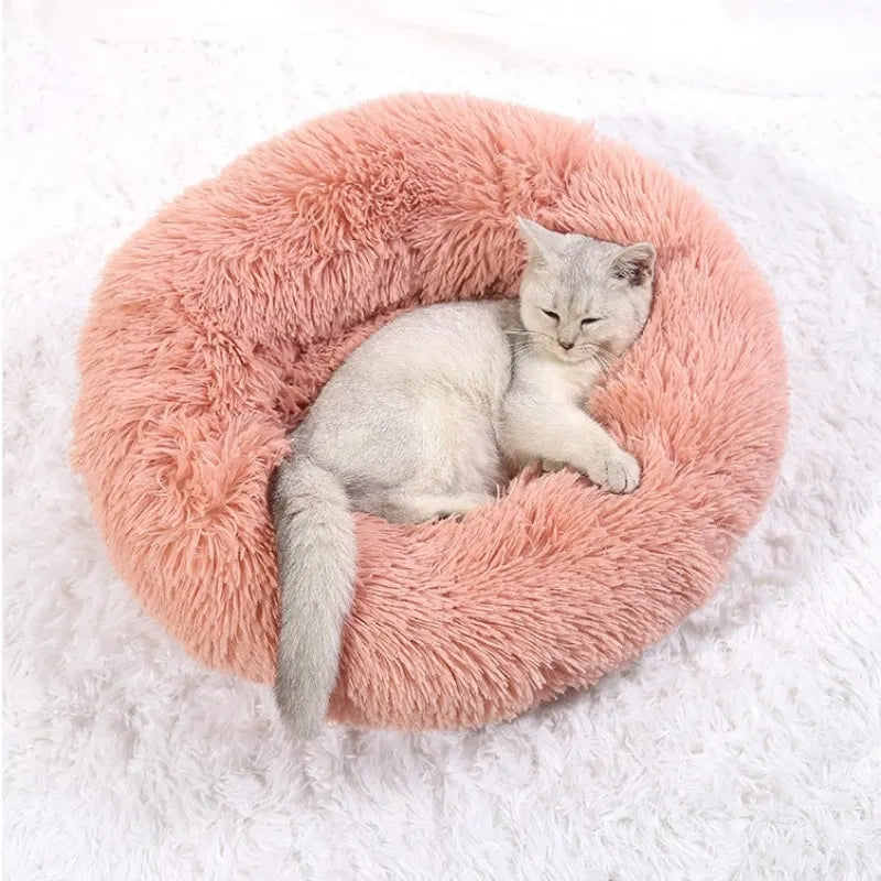 Plush Cozy Pet Bed for Cats and Dogs - OutfitLondon