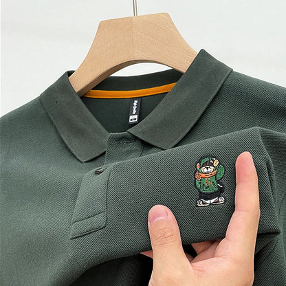 Relaxed Fit Mens Classic Polo Tee Shirt