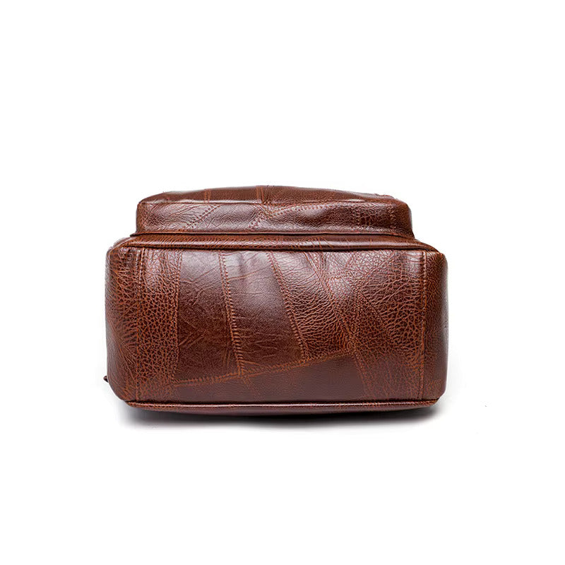 Secure Women's Leather Backpack