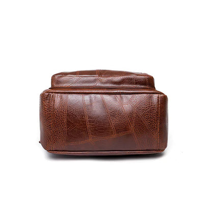 Secure Women's Leather Backpack