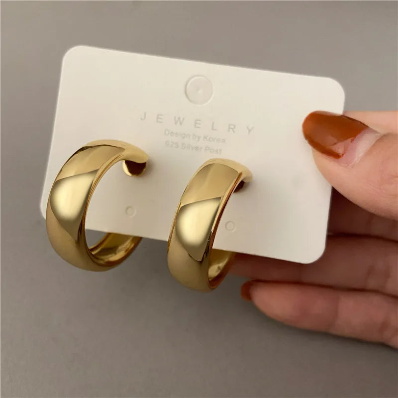 Chunky Hoop Earrings