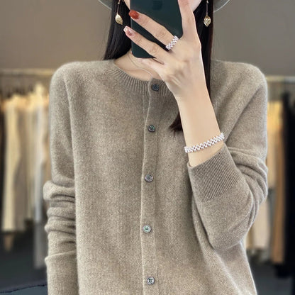 Cozy Women's Merino Wool Crew Sweater