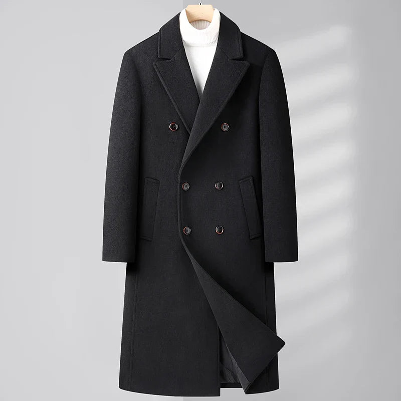 Luxurious Wool Long Coat