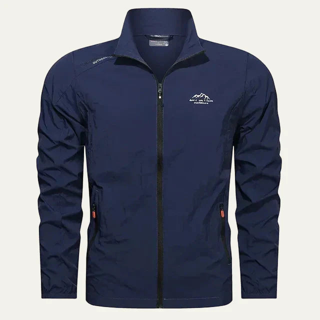 Men's Slim Water Resistant Zip Jacket