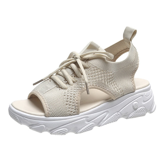 Lightweight Airy Summer Sandal Shoes for Women - OutfitLondon