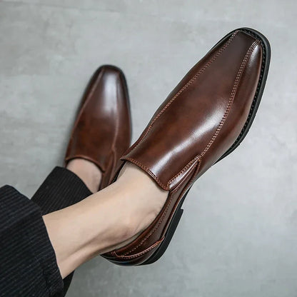 Premium Real Leather Slip On Shoes
