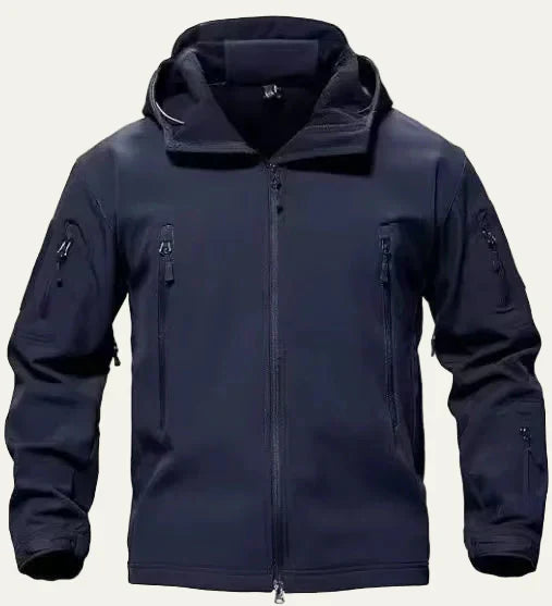 Waterproof Mens Fleece Hoodie Jacket