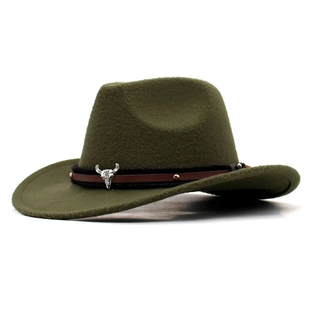 Rustic Western Style Felt Hat