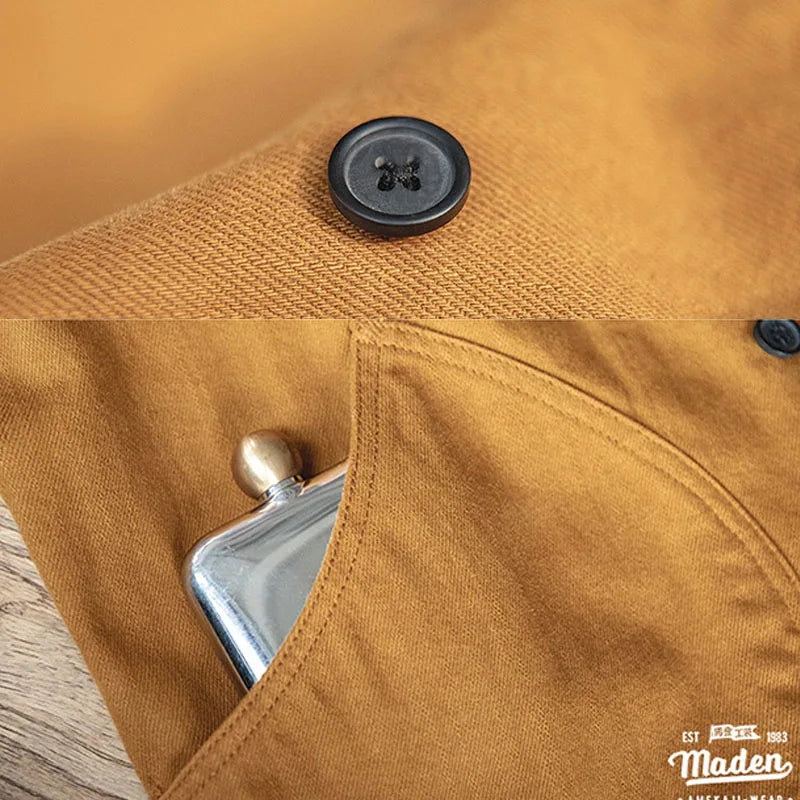 Mens Classic Bomber Jacket - Practical Multi Pocket Coat