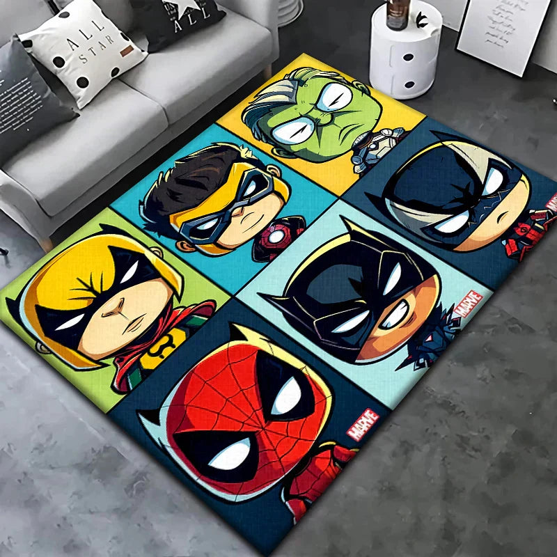 Vibrant Children's Rug Plush Bedroom Mat