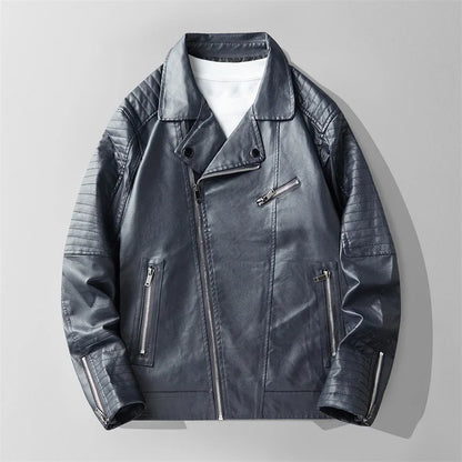 Real Leather Biker Jacket