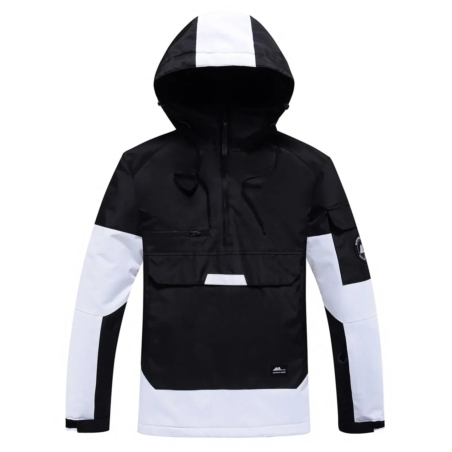 Warm Waterproof Unisex Ski Coat with Hood
