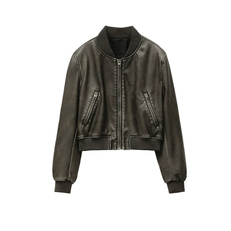 Leather City Jacket - OutfitLondon