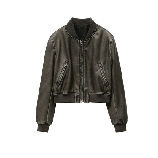 Leather City Jacket - OutfitLondon
