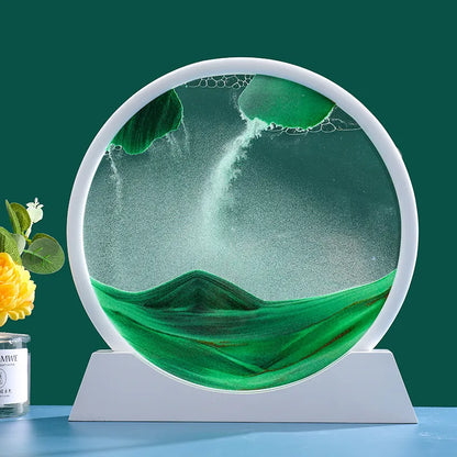 Beautiful Hourglass Timer With Colorful Sand
