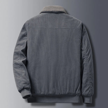 Rugged Textured Corduroy Jacket