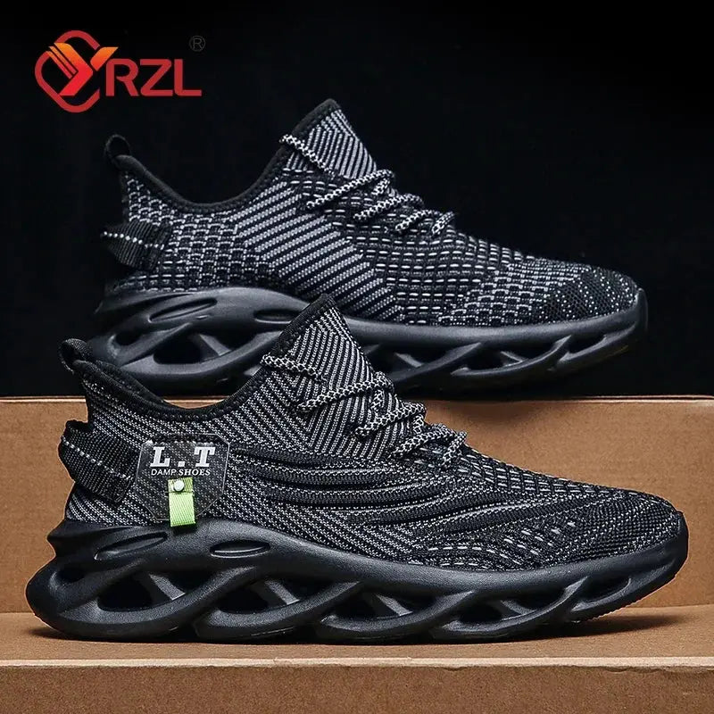 Raxon Men's Athletic Shoes - Lightweight Air Mesh Sneakers - OutfitLondon