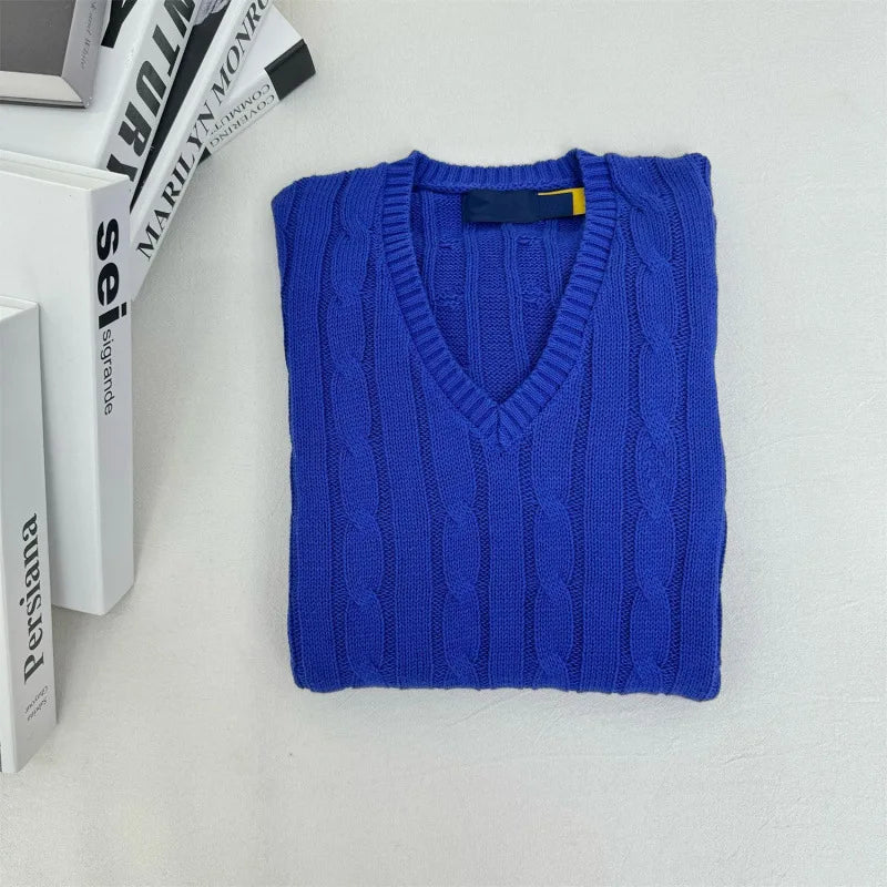 Comfortable Loose Fit Crew Neck Pullover Sweater