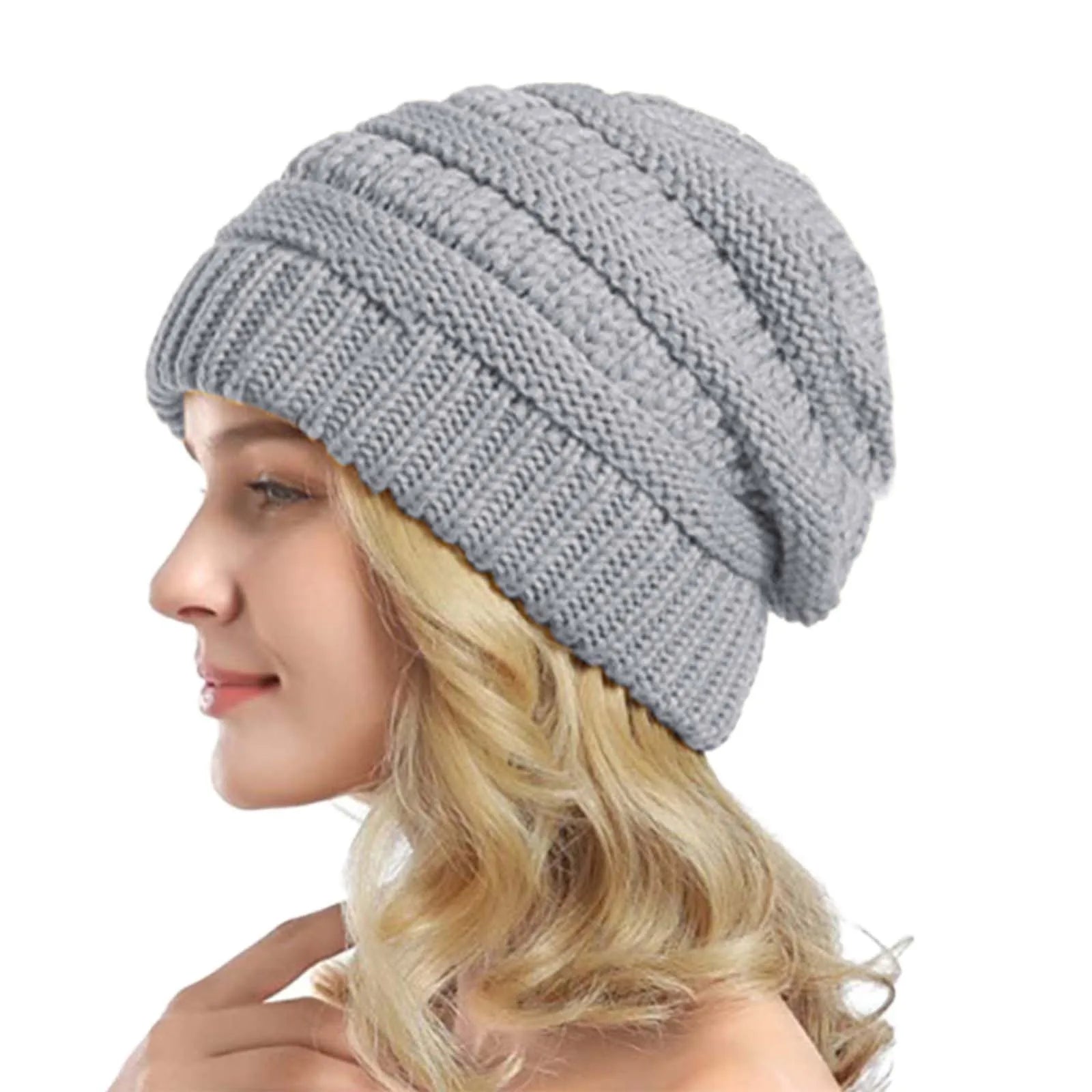 Cozy Cable Knit Winter Hat - OutfitLondon