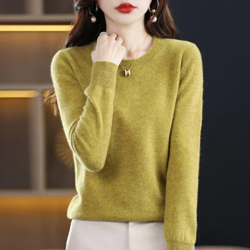 Soft Plush Cashmere Winter Pullover Sweater