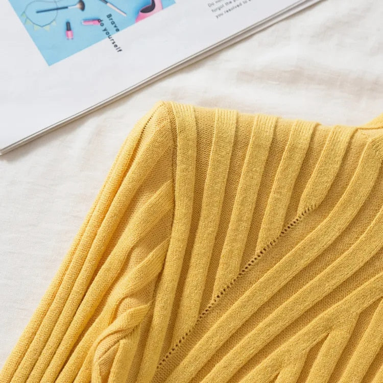 Women's Soft Roll Neck Long Sleeve Sweater