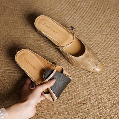 Authentic Leather Slide Shoes