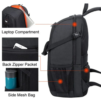 Waterproof Multi Compartment Camera Bag