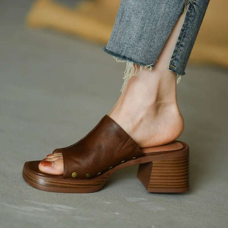 Luxury Genuine Leather Sandals