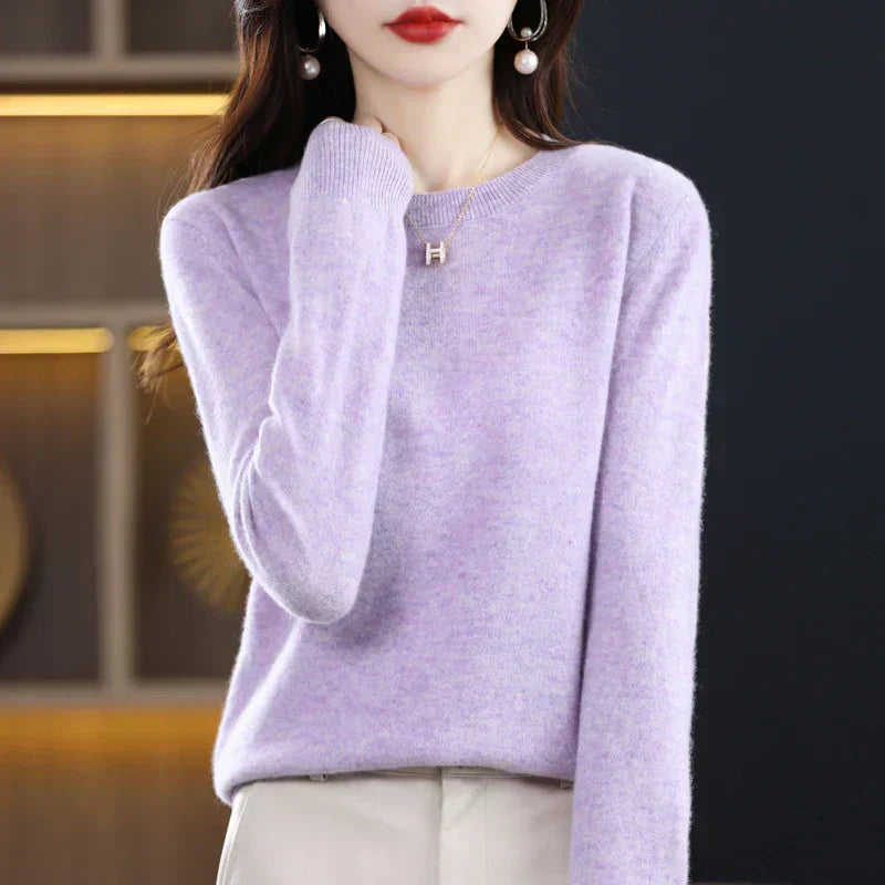 Soft Plush Cashmere Winter Pullover Sweater