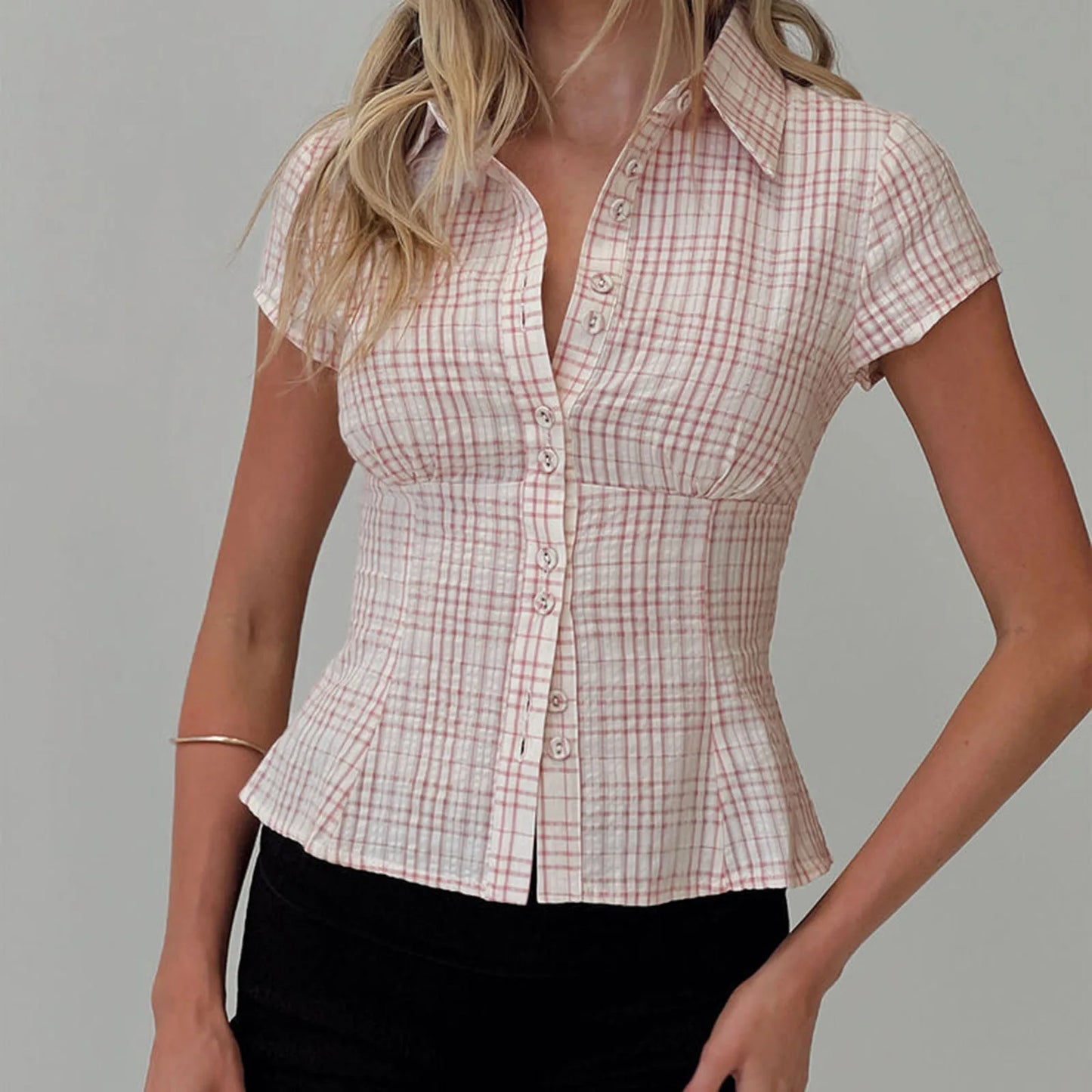 Timeless Plaid Relaxed Fit Women's Shirt