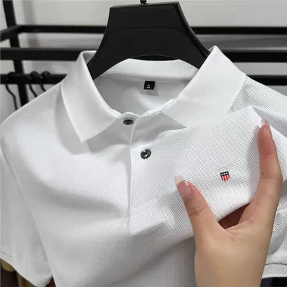 Relaxed Fit Men's Polo Shirt - Breathable & Dry