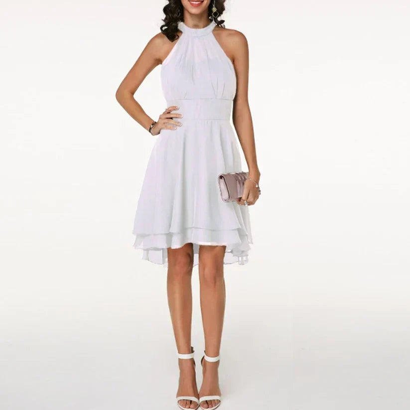 Chic Women's Ruffled Party Dress