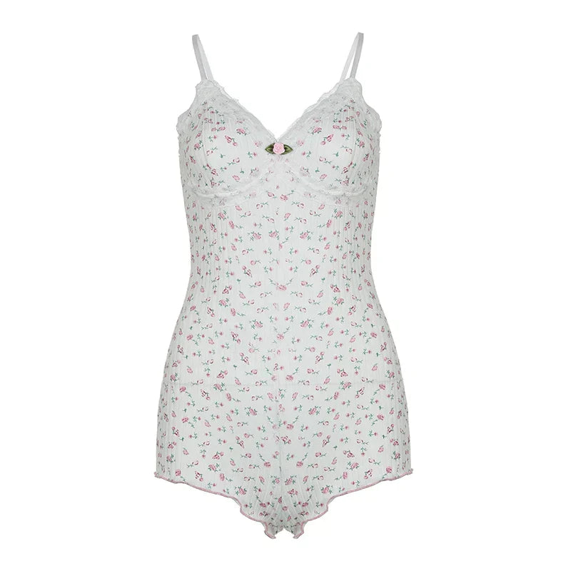 Pretty Floral Off Shoulder Bodysuit