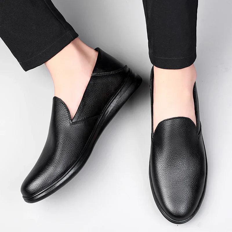 Authentic Luxury Leather Slip On Shoe