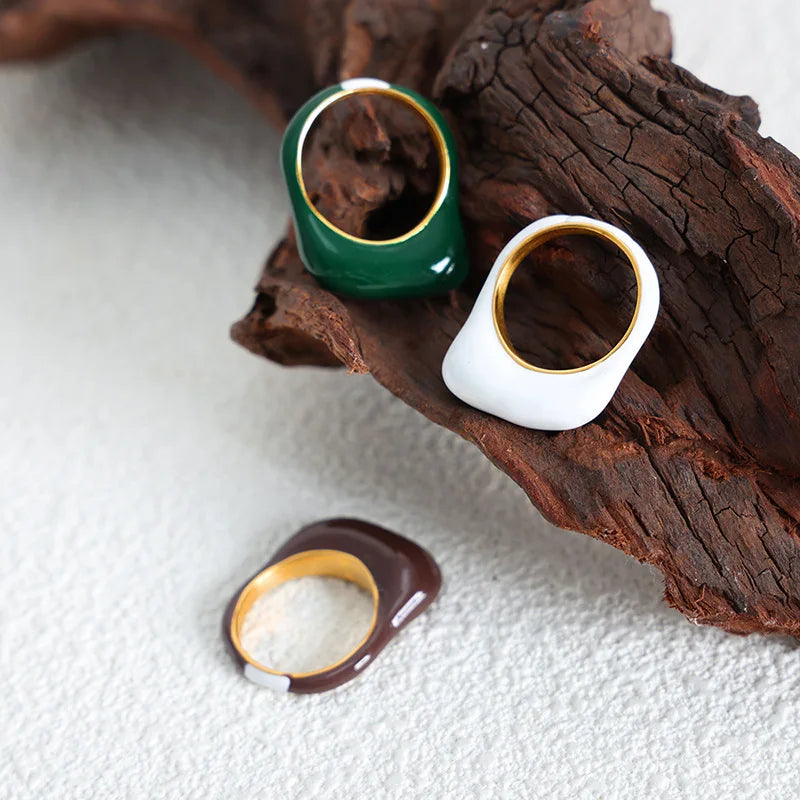 Vibrant Metal Splash Proof Ring - OutfitLondon