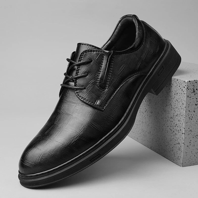 Real Leather Smart Dress Shoes