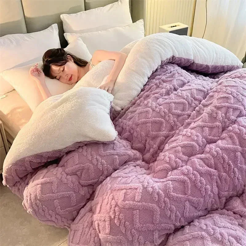 Soft Warm Heavy Throw Blanket for Winter Nights