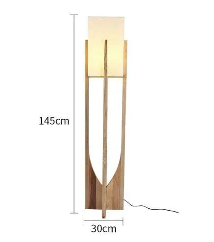 Farmhouse Style Wood LED Hanging Light Fixture